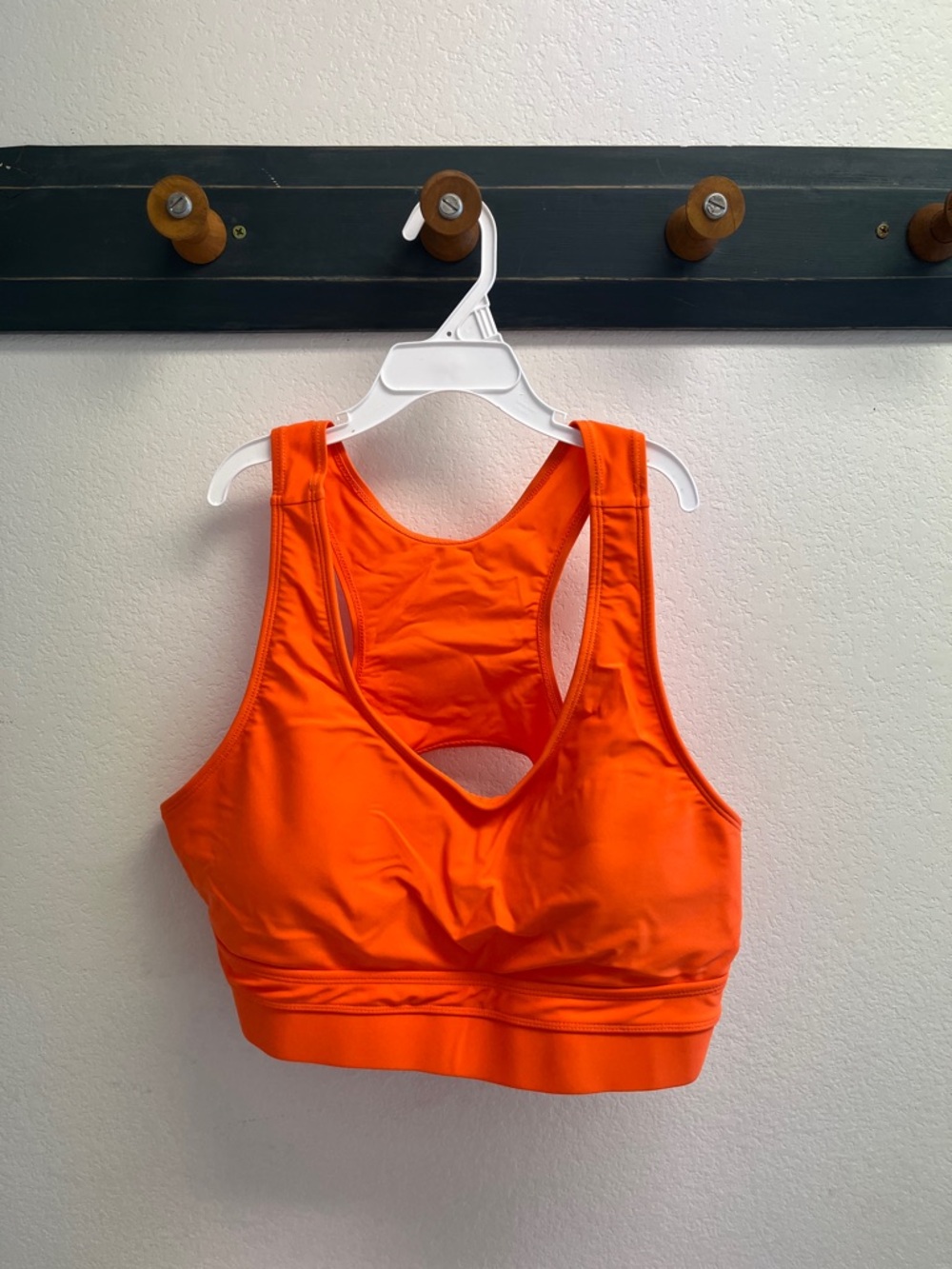 Amazon Orange Racerback Bikini Top